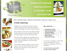 Tablet Screenshot of dlishcatering.ie